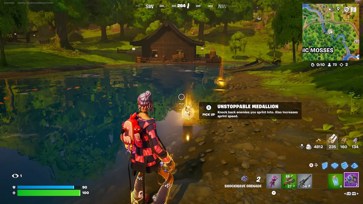 Daigo y el Barón en Fortnite cerca del portal al mundo espiritual