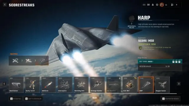 HARP en BO6 para conseguir nuke