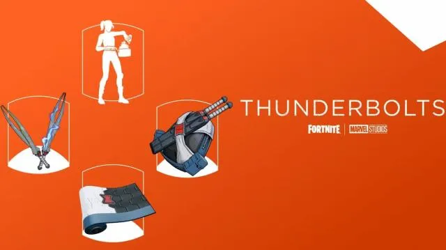 Actualización de Winter Soldier y White Widow en Fortnite Skins Thunderbolts de Marvel en Fortnite